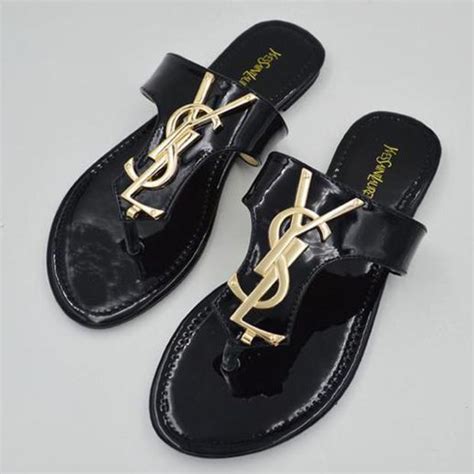 ysl slides for women|saint laurent sandals flat.